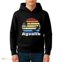 Ayvalik Turkey Kitesurfing Kitesurfer Beach Kids Hoodie thumb 4
