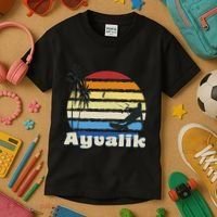 Ayvalik Turkey Kitesurfing Kitesurfer Beach Kids T-Shirt thumb 3