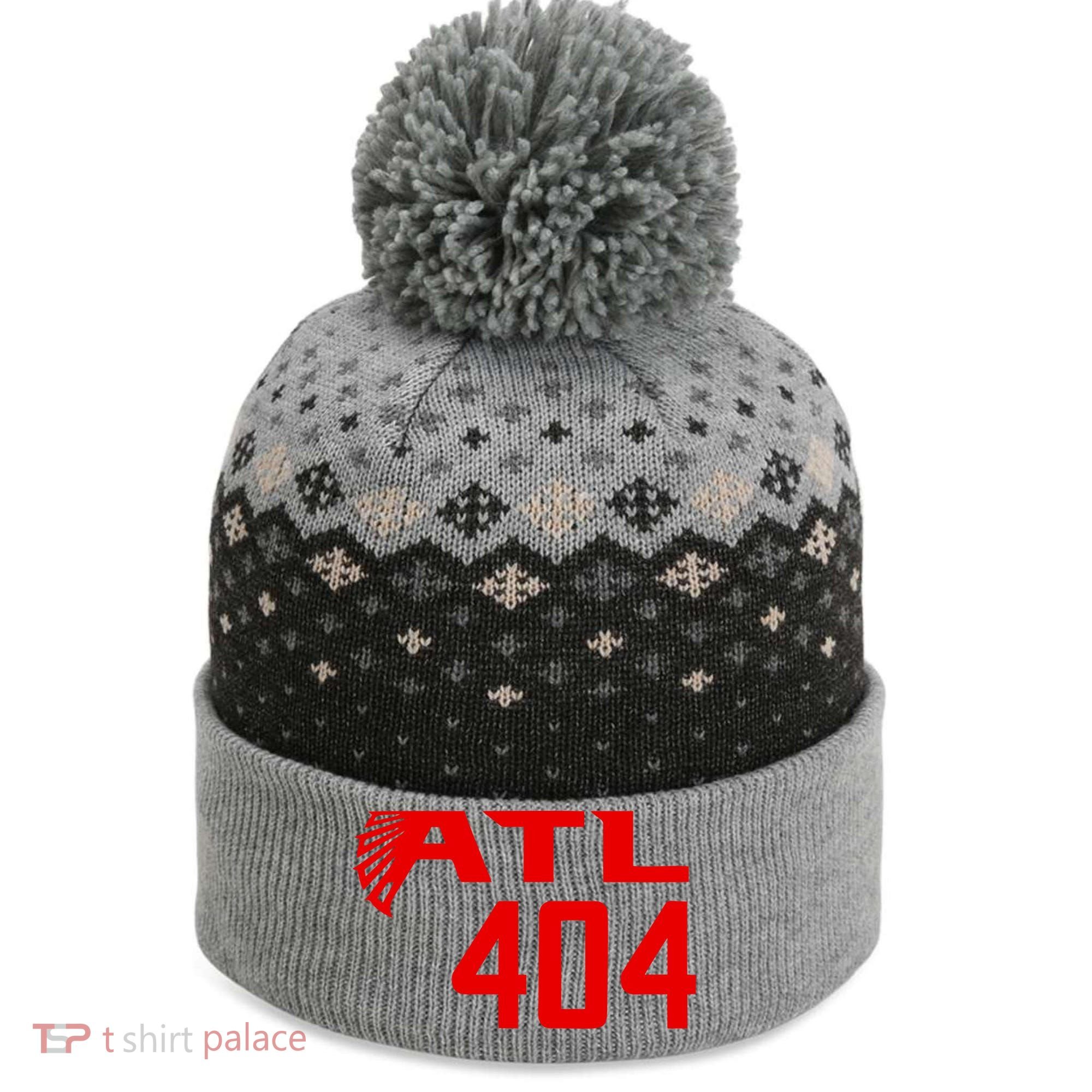 ATL 404 Anlanta The Baniff Cuffed Pom Beanie