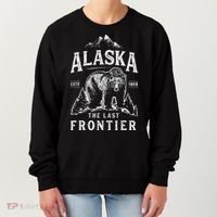Alaska The Last Frontier Bear Home Women's Sweatshirt thumb 0