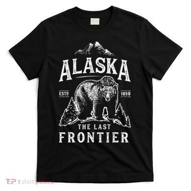 Alaska The Last Frontier Bear Home T-Shirt