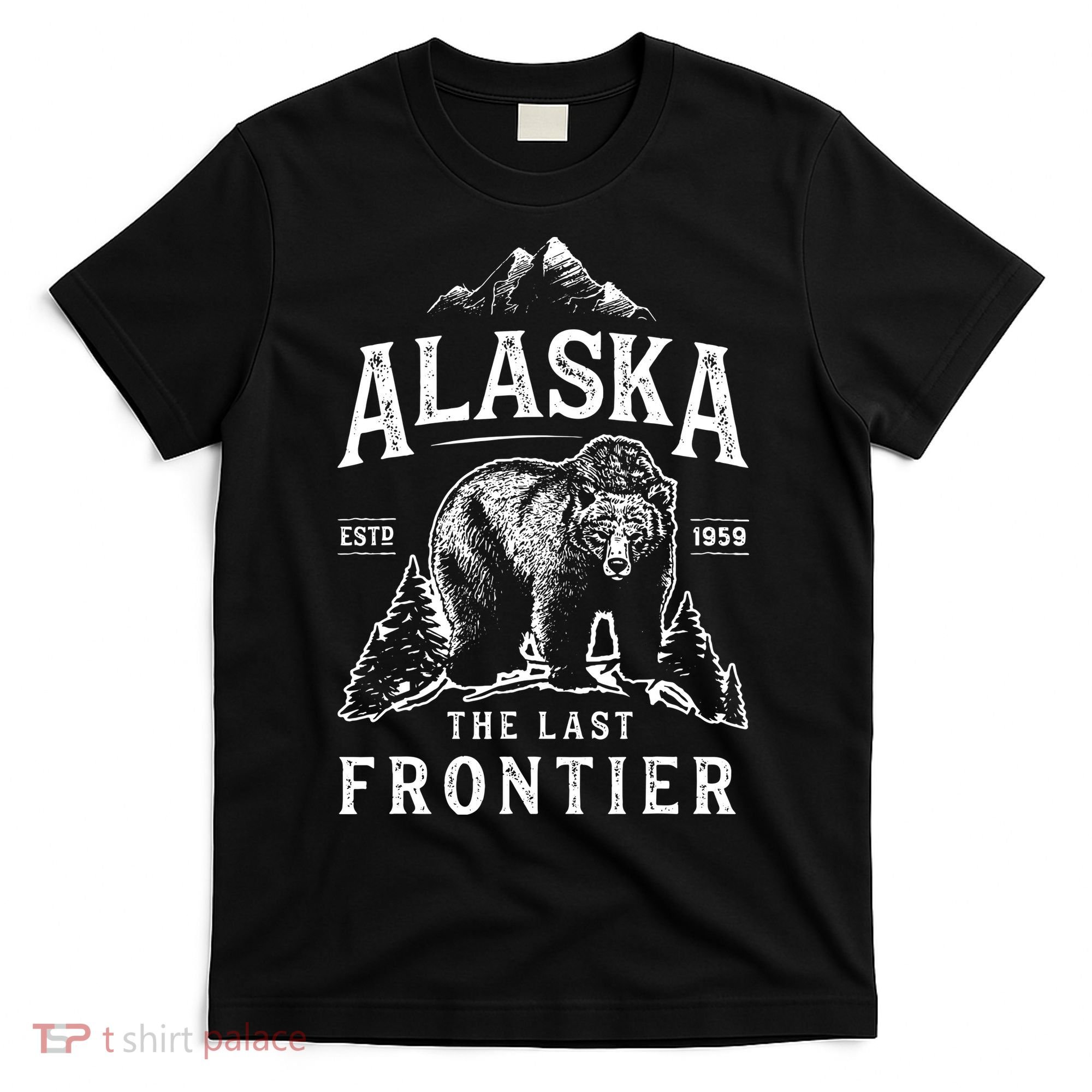 Alaska The Last Frontier Bear Home T-Shirt