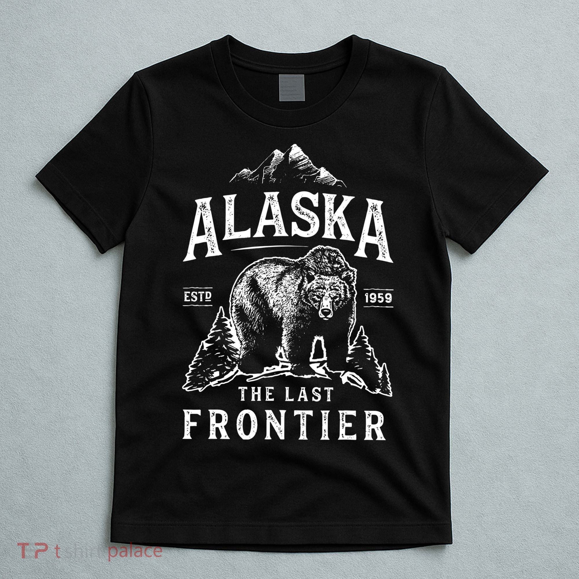 Alaska The Last Frontier Bear Home T-Shirt