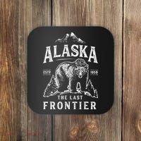 Alaska The Last Frontier Bear Home Coaster thumb 0