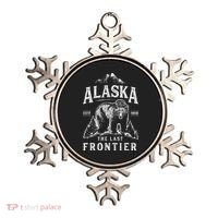 Alaska The Last Frontier Bear Home Ornament thumb 0