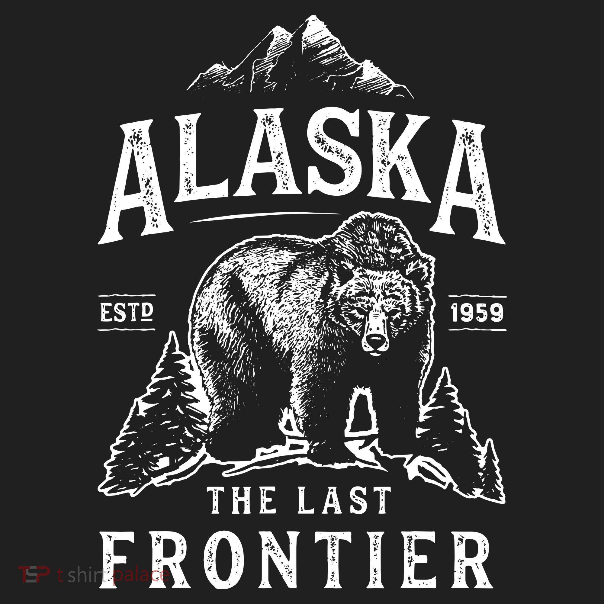 Alaska The Last Frontier Bear Home Hat