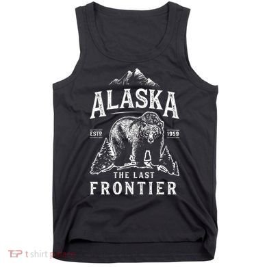 Alaska The Last Frontier Bear Home Tank Top