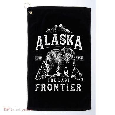 Alaska The Last Frontier Bear Home Golf Towel