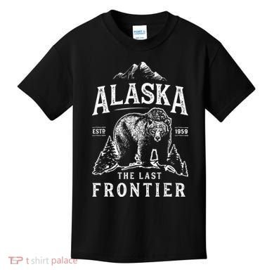 Alaska The Last Frontier Bear Home Kids T-Shirt