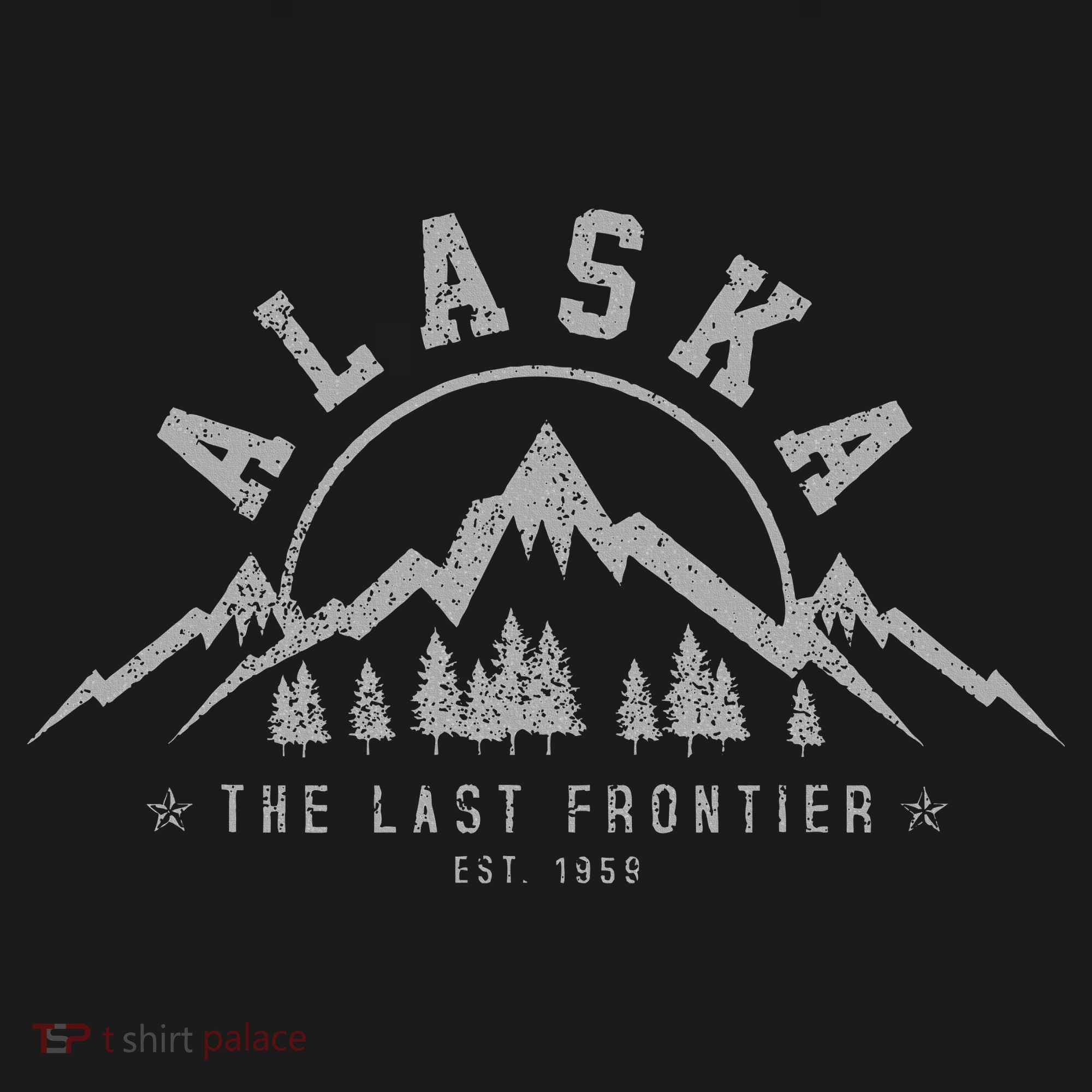 Alaska The Last Frontier Est. 1959 Mountains Nature Sweatshirt
