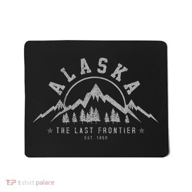Alaska The Last Frontier Est. 1959 Mountains Nature Mousepad