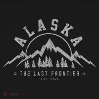 Alaska The Last Frontier Est. 1959 Mountains Nature Baby Bodysuit thumb 2