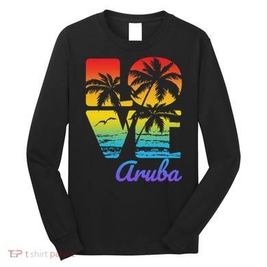 Aruba Tropical Love Long Sleeve Shirt