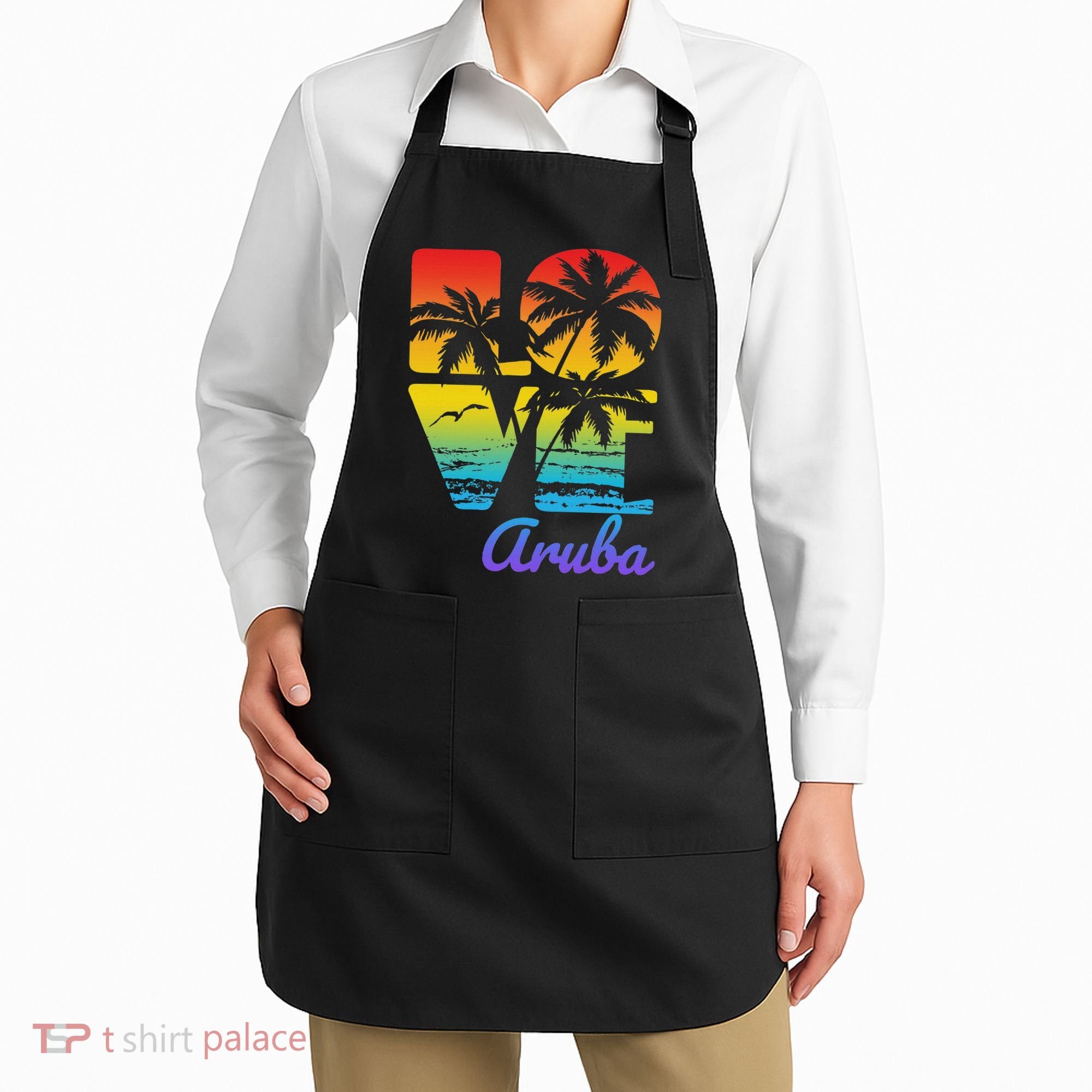Aruba Tropical Love Apron