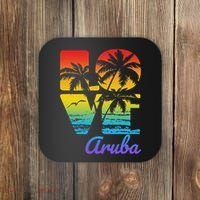Aruba Tropical Love Coaster thumb 0