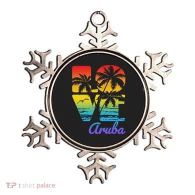 Aruba Tropical Love Ornament