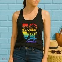 Aruba Tropical Love Women's Tank Top thumb 2