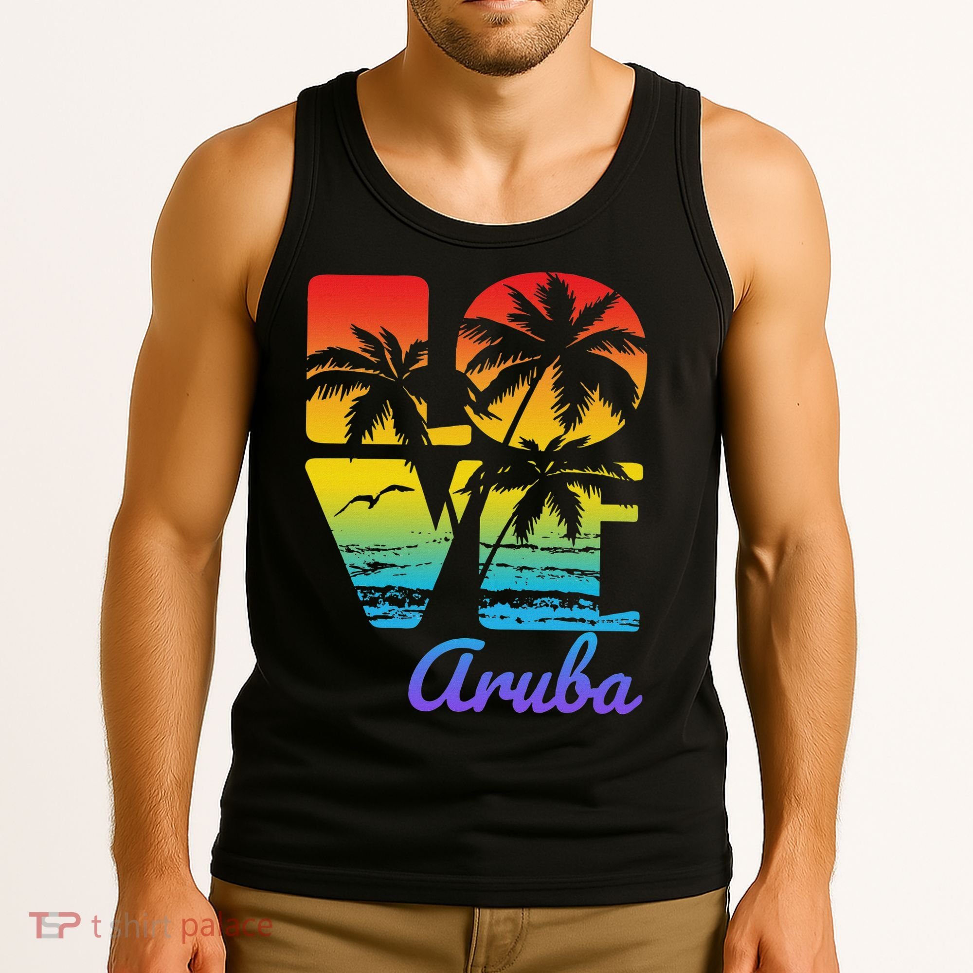 Aruba Tropical Love Tank Top