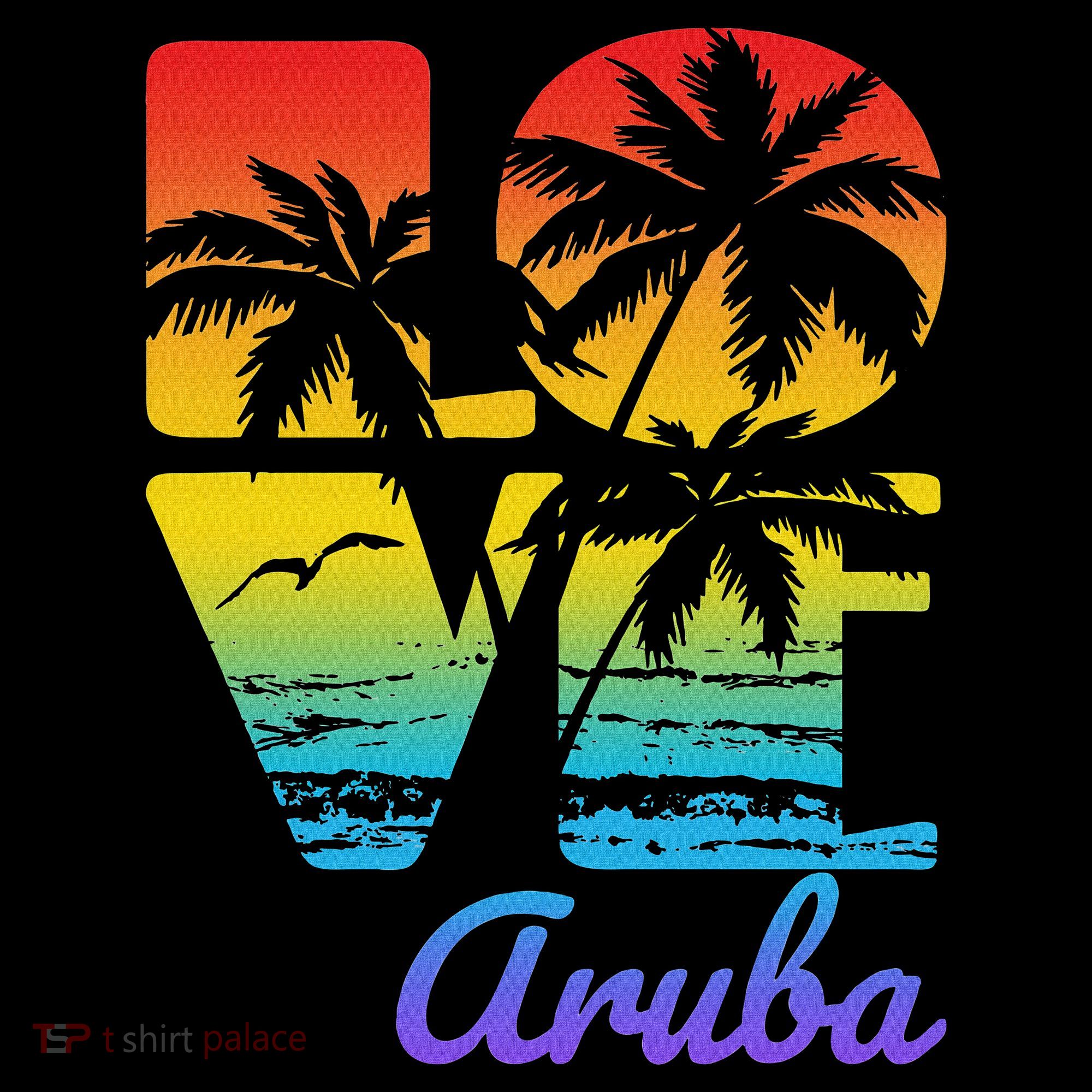 Aruba Tropical Love Tank Top