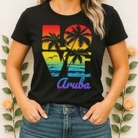 Aruba Tropical Love Women's T-Shirt thumb 2