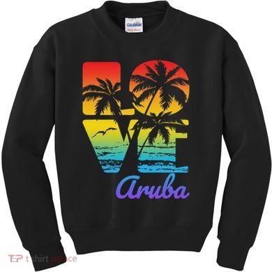 Aruba Tropical Love Kids Sweatshirt