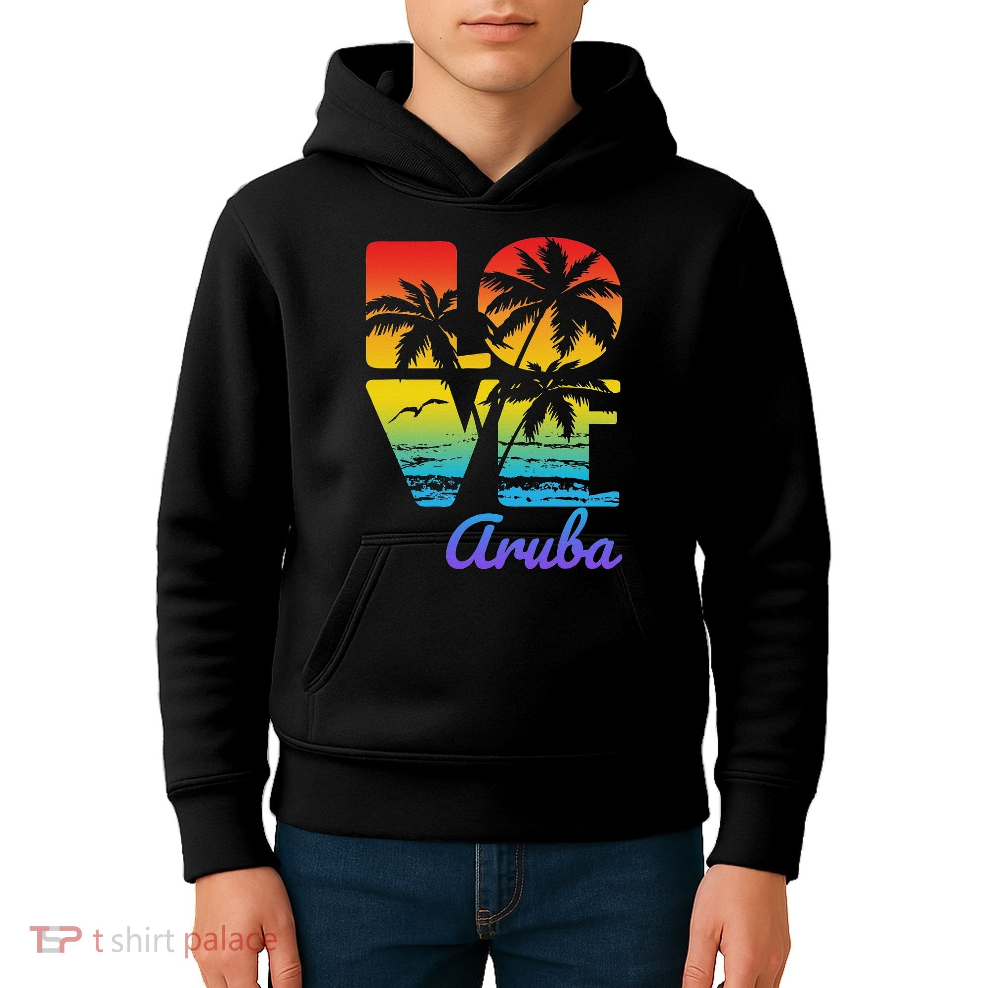 Aruba Tropical Love Kids Hoodie