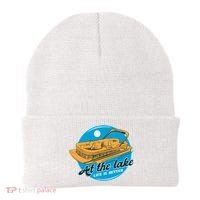 At The Lake Life Is Better Pontoon Beanie thumb 0