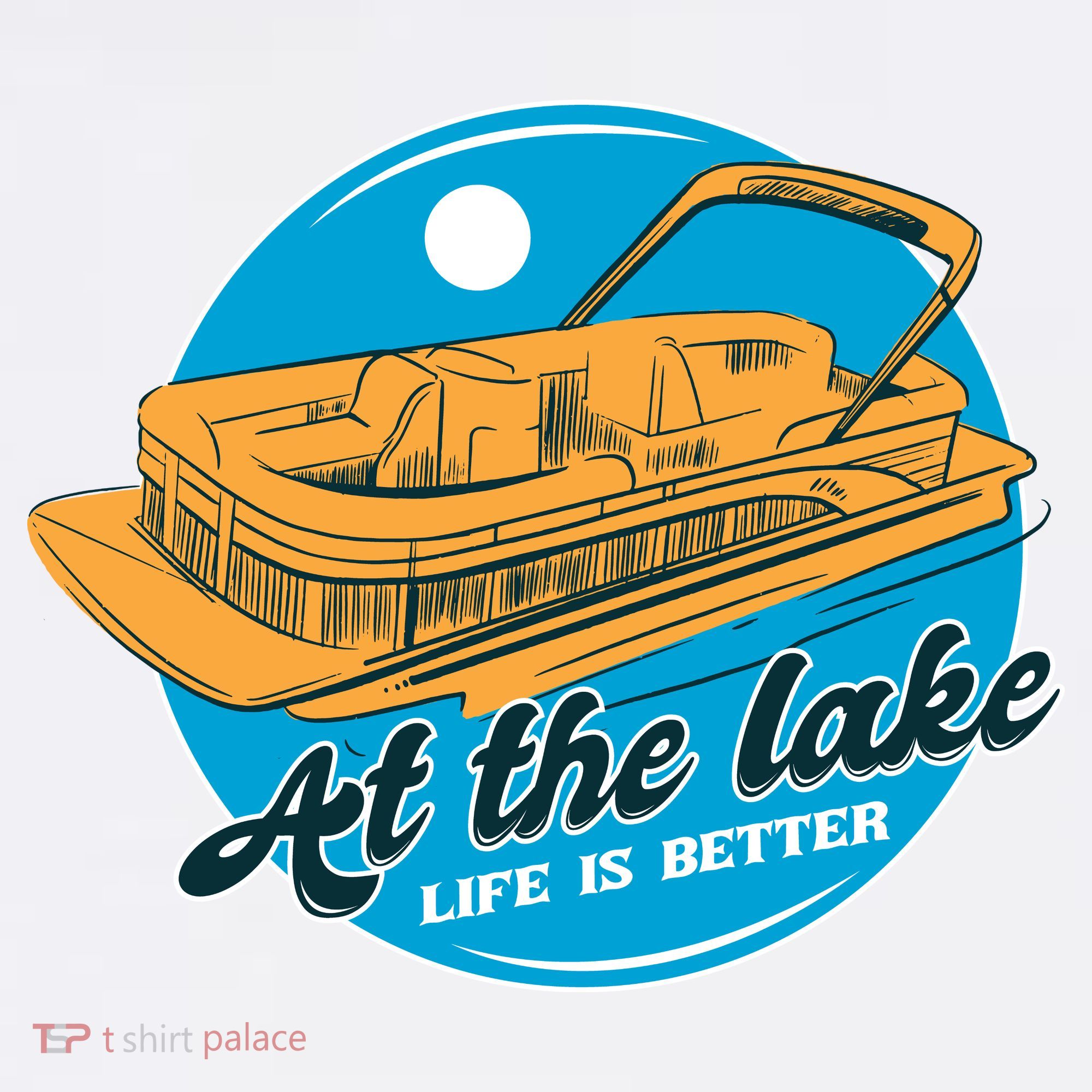 At The Lake Life Is Better Pontoon Women's Hoodie