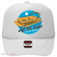 At The Lake Life Is Better Pontoon Hat thumb 0