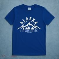Alaska The Last Frontier Est 1959 Mountains Nature Gift T-Shirt thumb 5