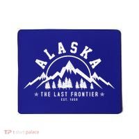 Alaska The Last Frontier Est 1959 Mountains Nature Gift Mousepad thumb 0