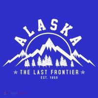 Alaska The Last Frontier Est 1959 Mountains Nature Gift Women's Tank Top thumb 5