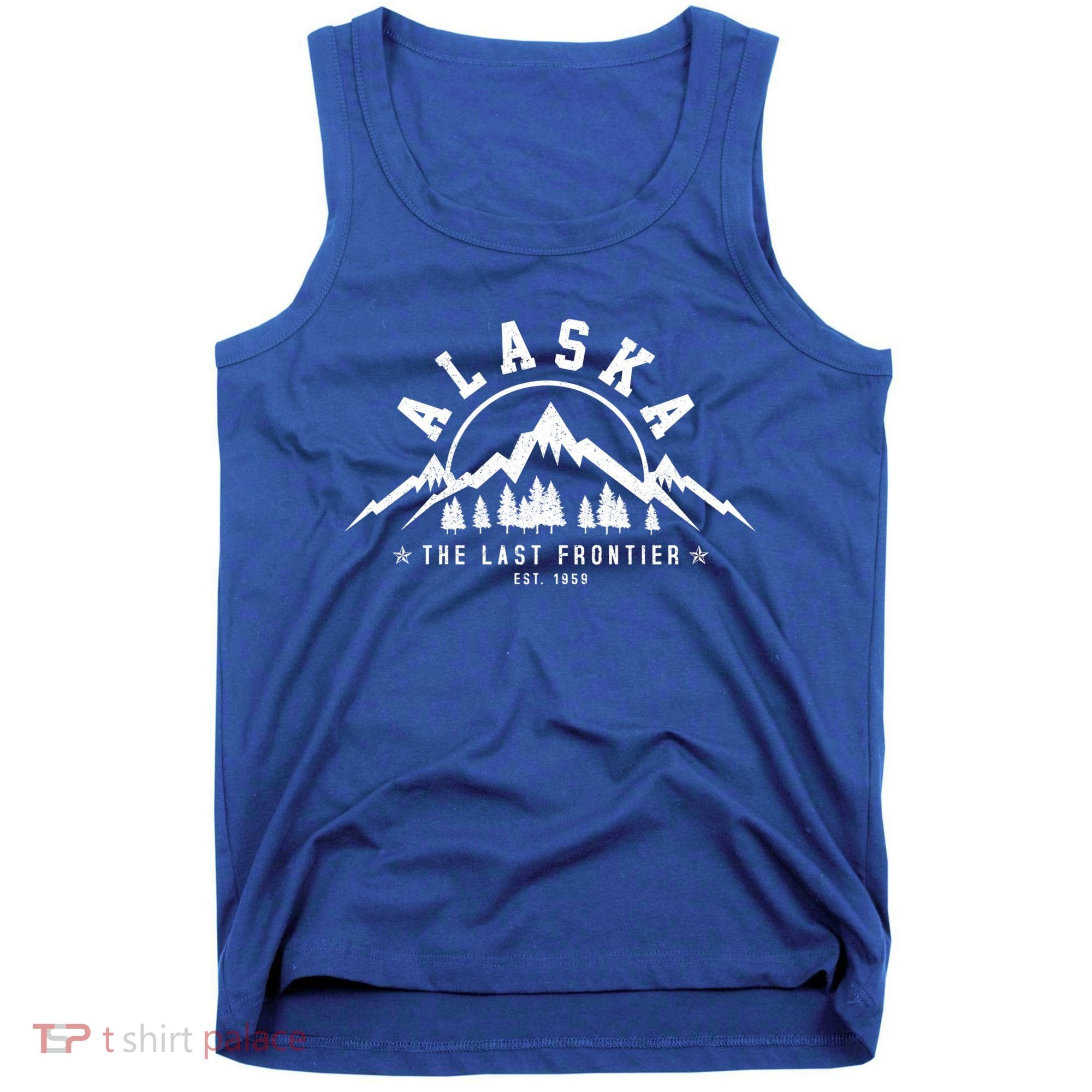 Alaska The Last Frontier Est 1959 Mountains Nature Gift Tank Top