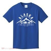 Alaska The Last Frontier Est 1959 Mountains Nature Gift Kids T-Shirt thumb 0