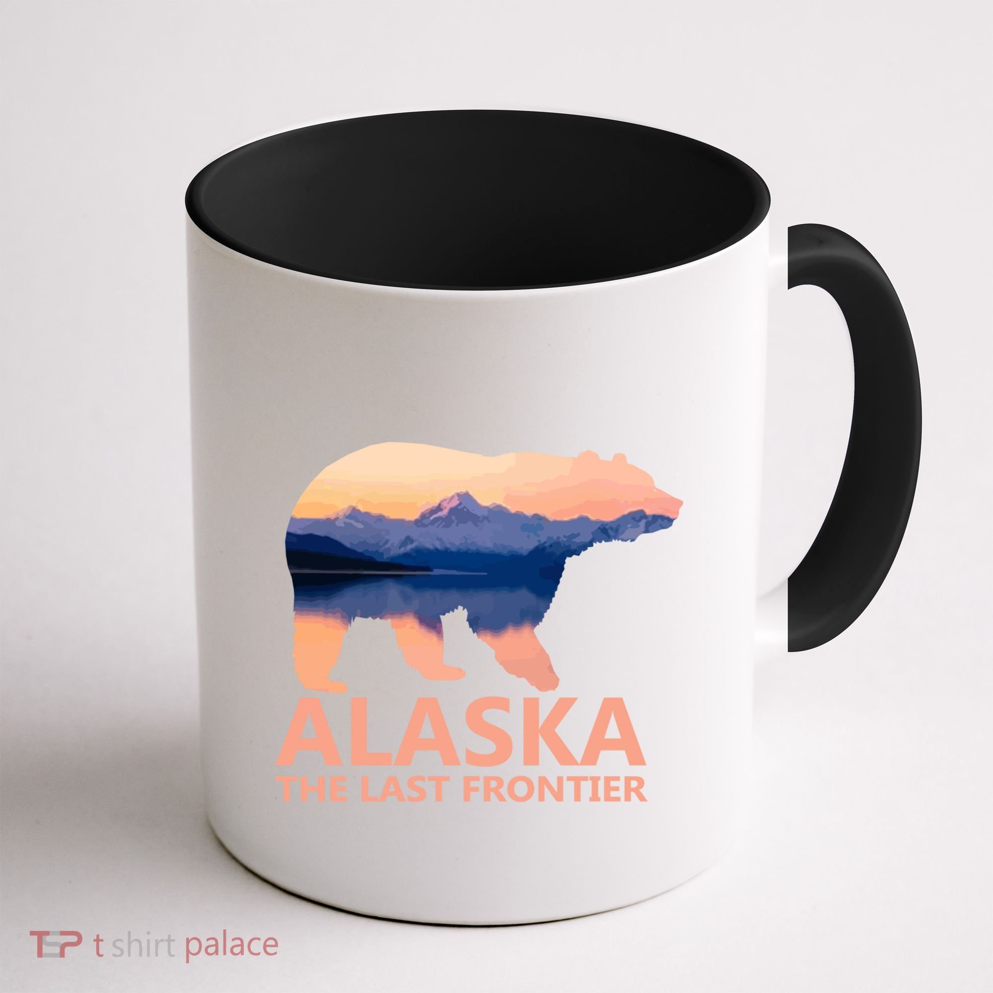 Alaska The Last Frontier Grizzly Bear Lake Gift Funny Gift Coffee Mug