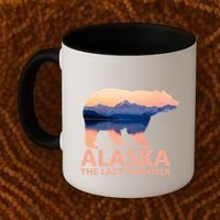 Alaska The Last Frontier Grizzly Bear Lake Gift Funny Gift Coffee Mug thumb 2