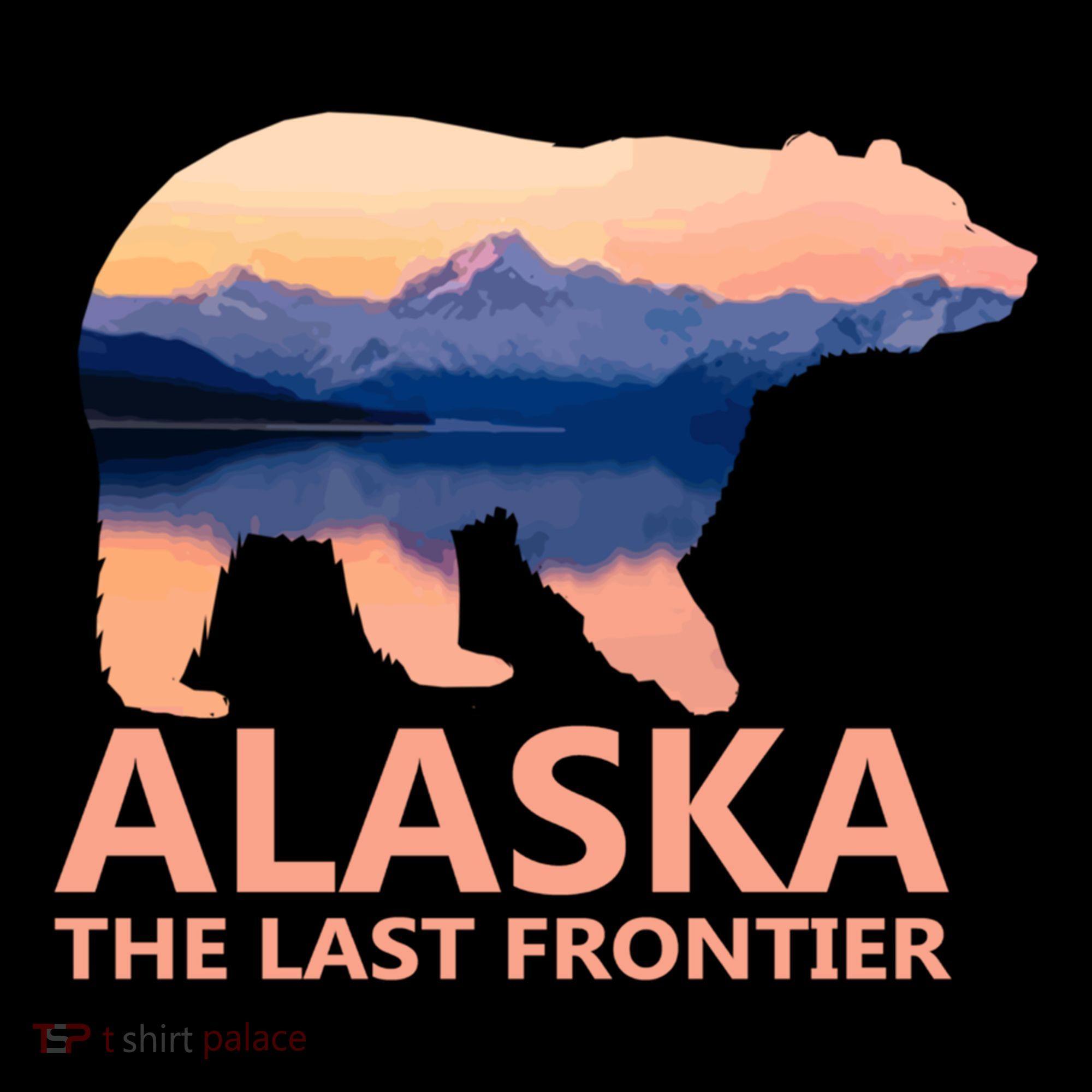 Alaska The Last Frontier Grizzly Bear Lake Gift Funny Gift Coffee Mug