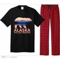 Alaska The Last Frontier Grizzly Bear Lake Gift Funny Gift Pajama Set thumb 0