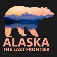 Alaska The Last Frontier Grizzly Bear Lake Gift Funny Gift Pajama Set thumb 2