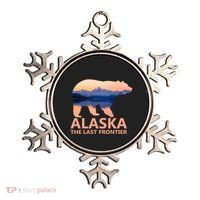 Alaska The Last Frontier Grizzly Bear Lake Gift Funny Gift Ornament thumb 0