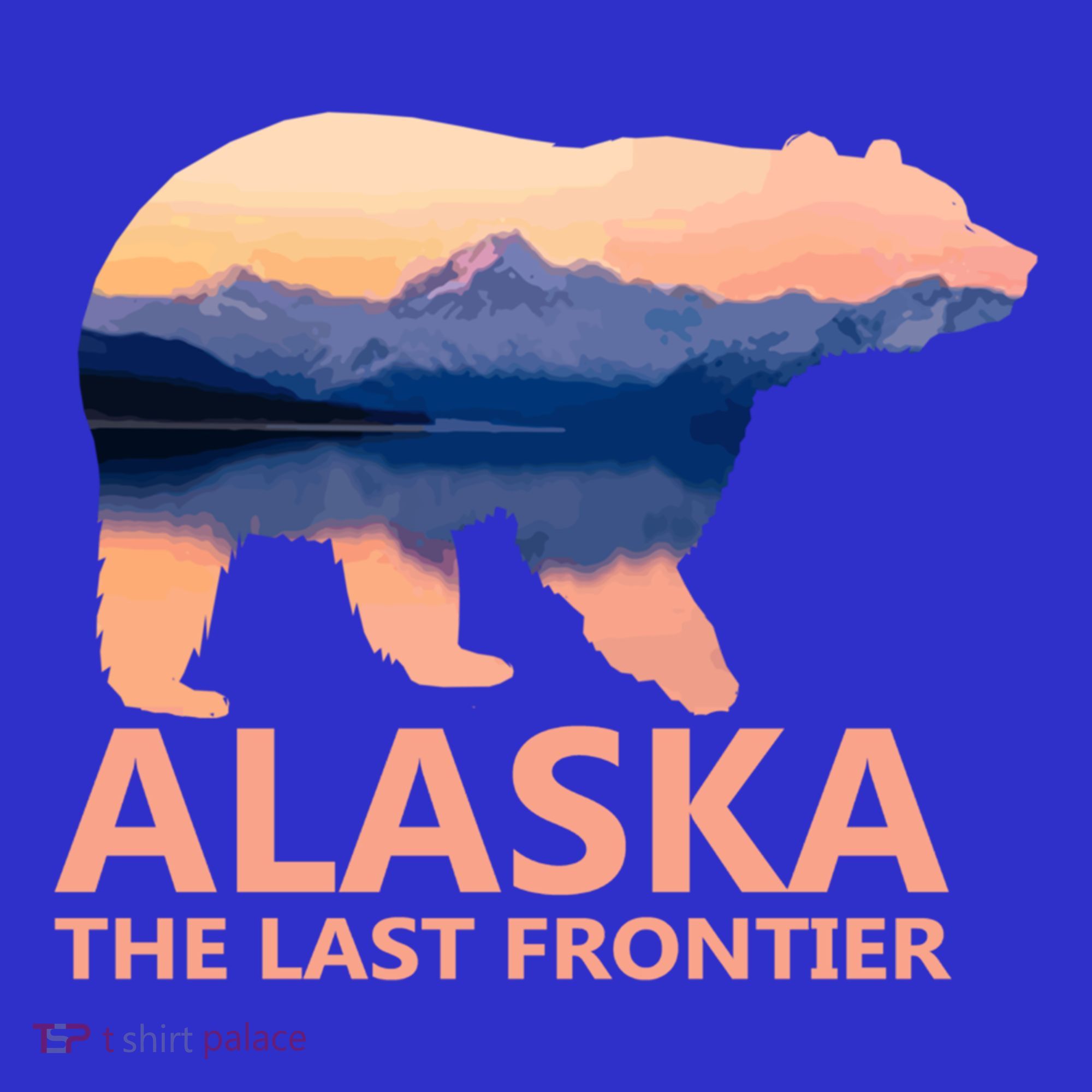 Alaska The Last Frontier Grizzly Bear Lake Gift Funny Gift Women's Tank Top