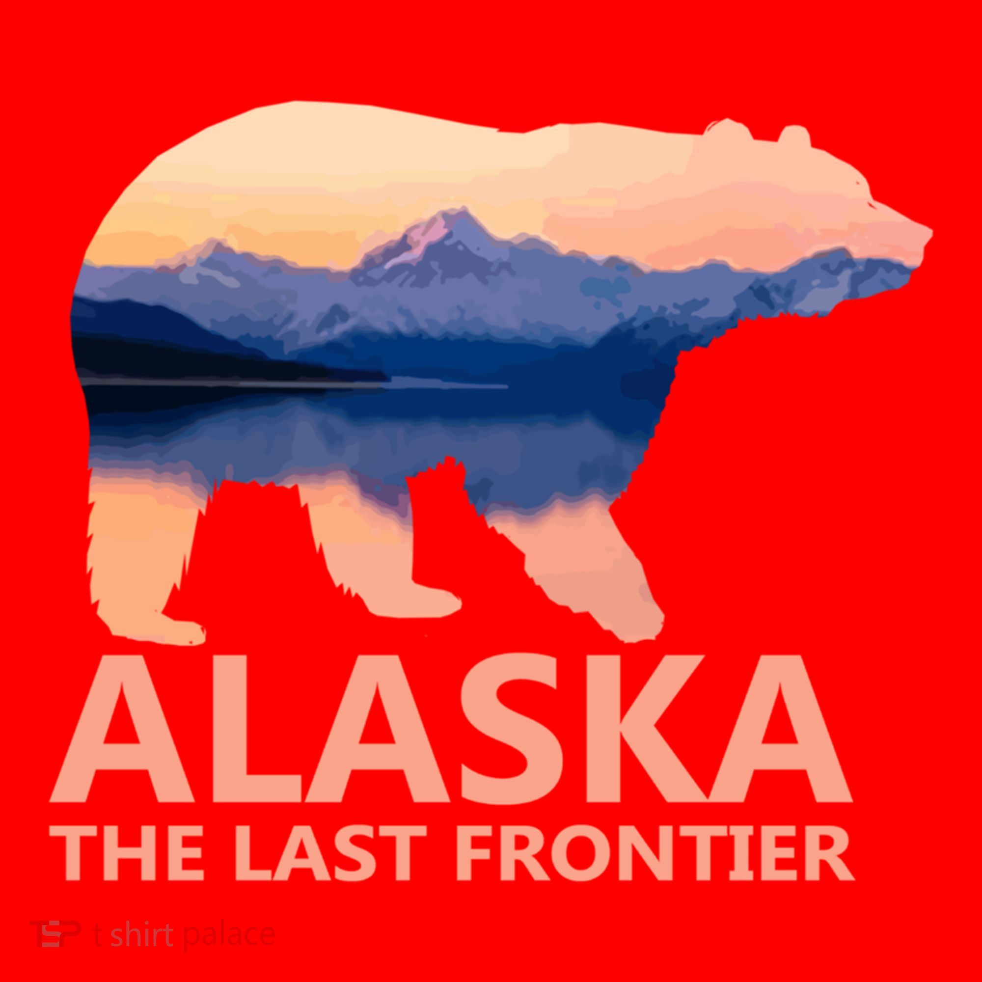 Alaska The Last Frontier Grizzly Bear Lake Gift Funny Gift Santa Hat