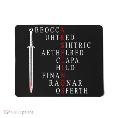 Arselings The Last Kingdom Mousepad