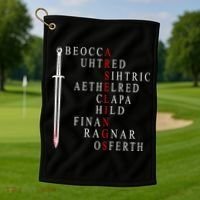 Arselings The Last Kingdom Golf Towel thumb 1