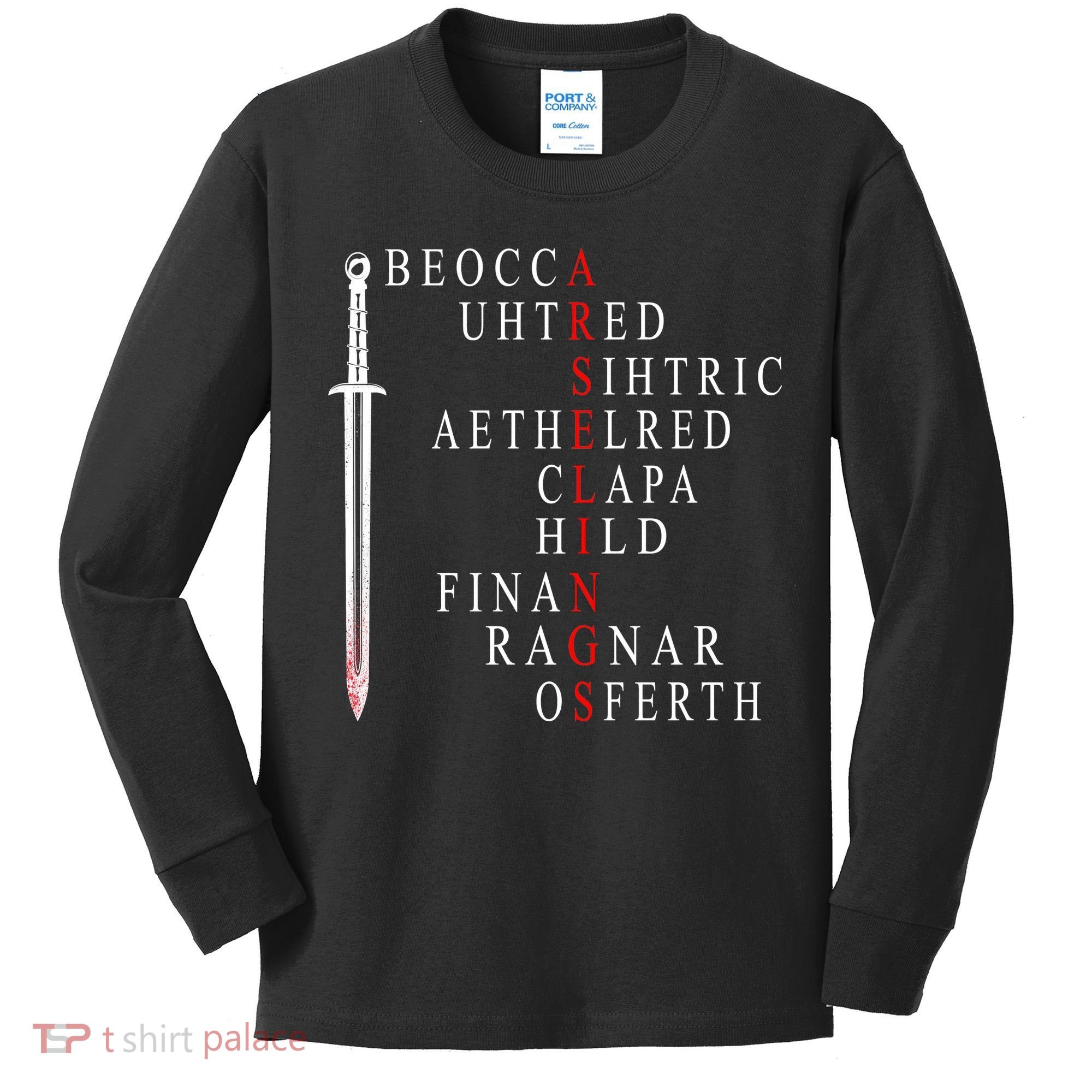 Arselings The Last Kingdom Kids Long Sleeve Shirt