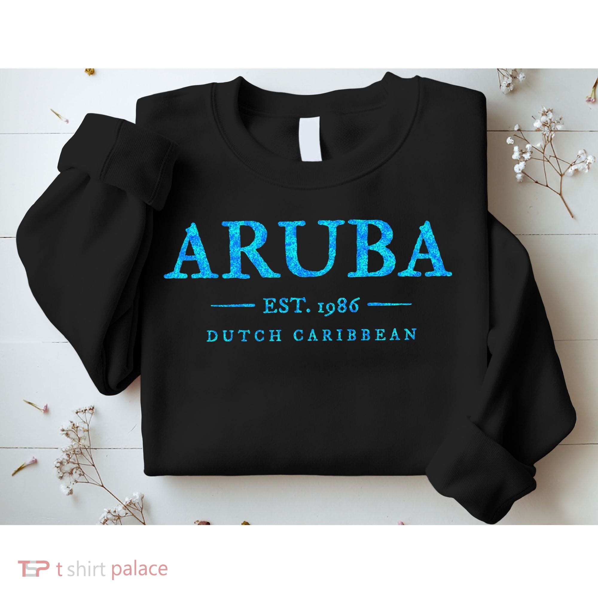 Aruba Throwback Letter Souvenir Sweatshirt