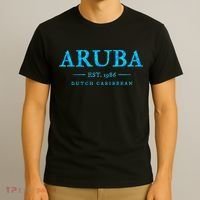 Aruba Throwback Letter Souvenir T-Shirt thumb 3
