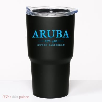 Aruba Throwback Letter Souvenir Tumbler