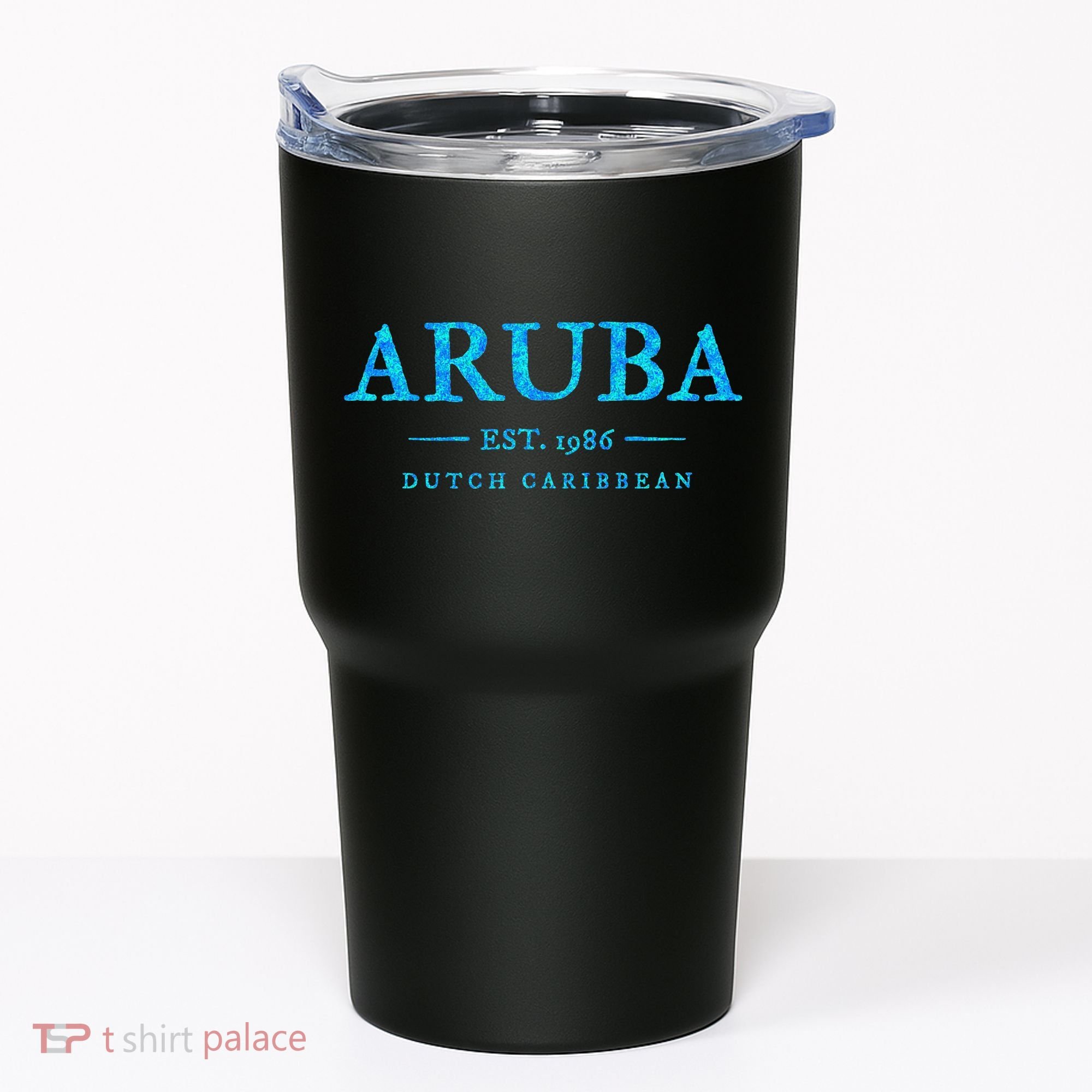 Aruba Throwback Letter Souvenir Tumbler