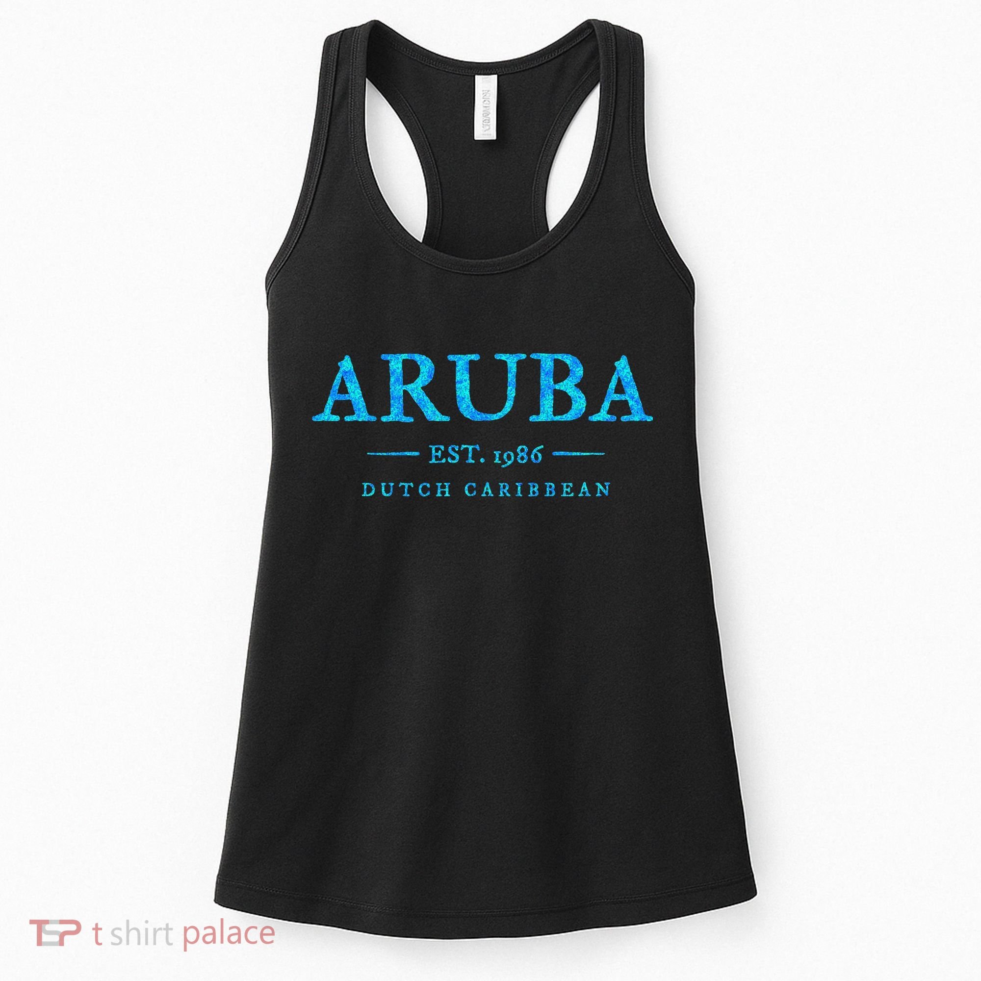 Aruba Throwback Letter Souvenir Women's Tank Top